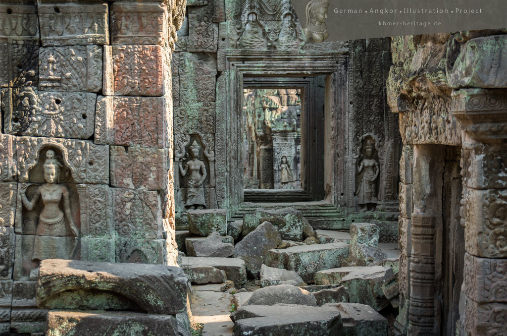 Preah Khan Devata Walls