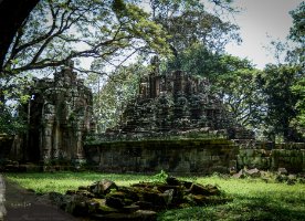 Preah Pithu Tempel T (481)  Ruinen von Tempel T (481) bei Preah Pithu / Ruins of Temple T (481) at Preah Pithu