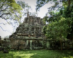 Preah Pithu Tempel T (481)  Ruinen von Tempel T (481) bei Preah Pithu / Ruins of Temple T (481) at Preah Pithu