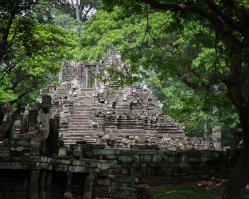 Preah Pithu Tempel T (481)  Ruinen von Tempel T (481) bei Preah Pithu / Ruins of Temple T (481) at Preah Pithu