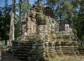 Preah Pithu Tempel U (482)  Ruinen von Tempel U (482) bei Preah Pithu / Ruins of Temple U (482) at Preah Pithu
