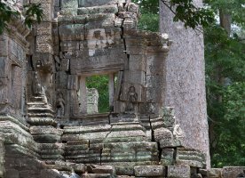 Preah Pithu Tempel U (482)  Ruinen von Tempel U (482) bei Preah Pithu / Ruins of Temple U (482) at Preah Pithu