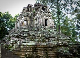 Preah Pithu Tempel X (483)  Ruinen von Tempel X (483) bei Preah Pithu / Ruins of Temple X (483) at Preah Pithu