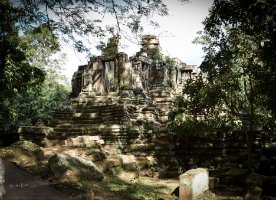 Preah Pithu Tempel V (484)  Ruinen von Tempel V (484) bei Preah Pithu / Ruins of Temple V (484) at Preah Pithu