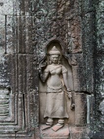 Ta Som Devata Devata an einer Wand des Ta Som Tempels / Devata on a wall of Ta Som Temple