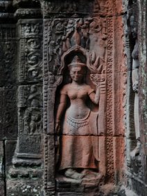 Ta Som Devata Devata an einer Wand des Ta Som Tempels / Devata on a wall of Ta Som Temple