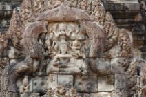 Thommanon Pediment Ost-Gopuram Thommanon Tempel - Giebel Detail / East Gopuram Thommanon Temple - Pediment Detail